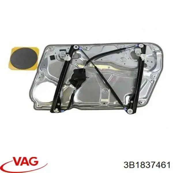 Do koszyka 3B1837461 VAG Mechanizm podnoszenia szyby drzwi przednich lewych