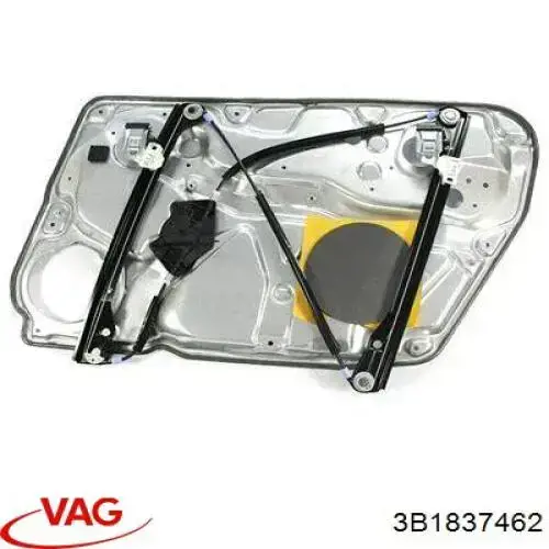 Do koszyka 3B1837462 VAG Mechanizm podnoszenia szyby drzwi przednich prawych