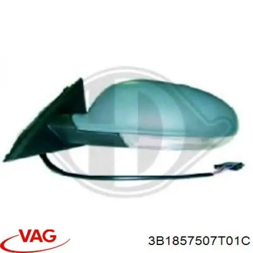 Do koszyka 3B1857507T01C VAG Lusterko wsteczne lewe