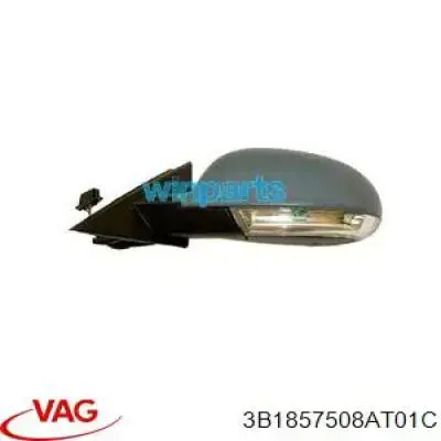 Lusterko wsteczne prawe VAG 3B1857508AT01C cena, od 106,33 USD