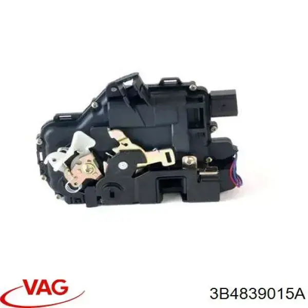 3B4839015A VAG Zamek drzwi tylnych lewych