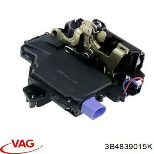 Zamek drzwi tylnych lewych VAG 3B4839015K cena, od 44,13 USD