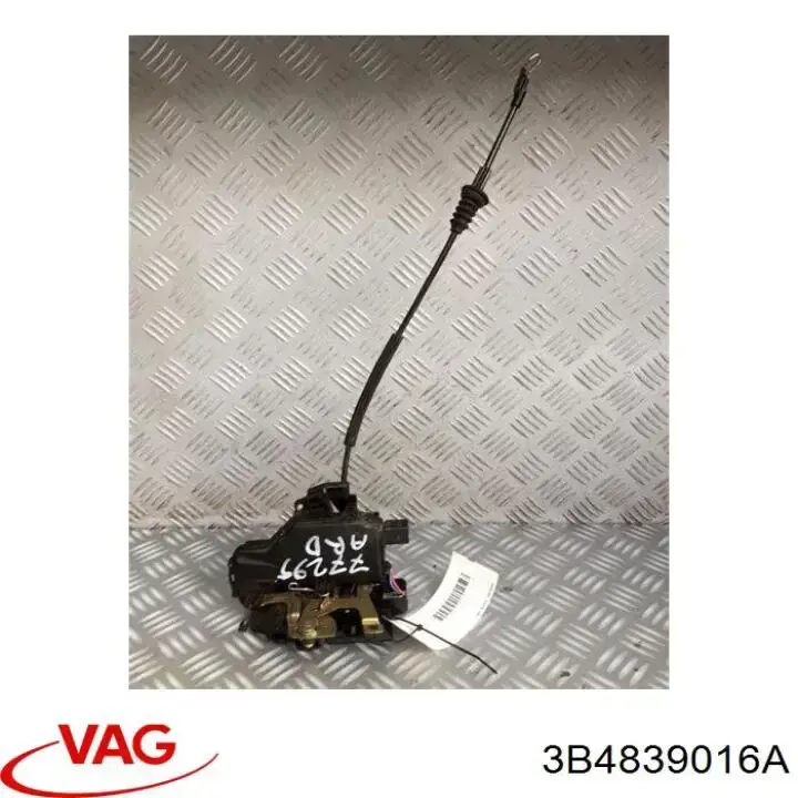 3B4839016A VAG Zamek drzwi tylnych prawych