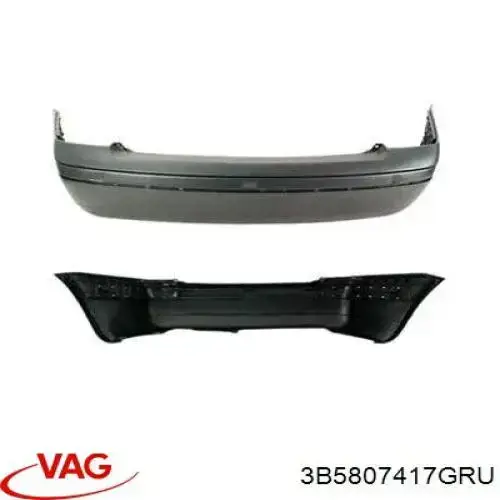 Zderzak tylny VAG 3B5807417GRU cena, od 162,86 USD