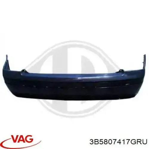 Do koszyka 3B5807417GRU VAG Zderzak tylny