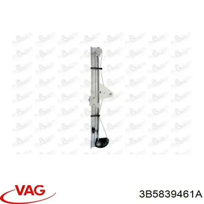 Do koszyka 3B5839461A VAG Mechanizm podnoszenia szyby drzwi tylnych lewych