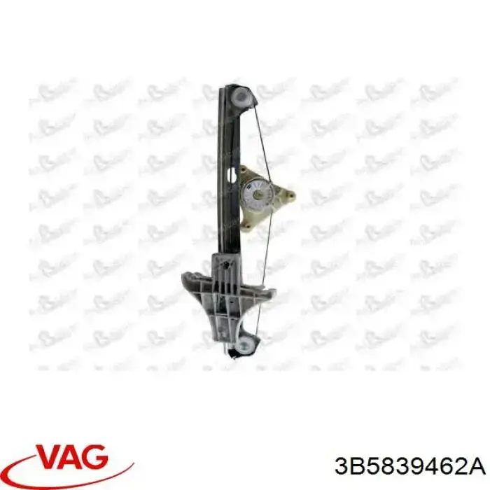 Do koszyka 3B5839462A VAG Mechanizm podnoszenia szyby drzwi tylnych prawych