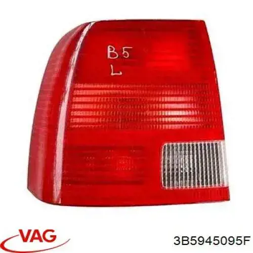 Lampa zespolona tylna lewa VAG 3B5945095F cena, od 64,28 USD