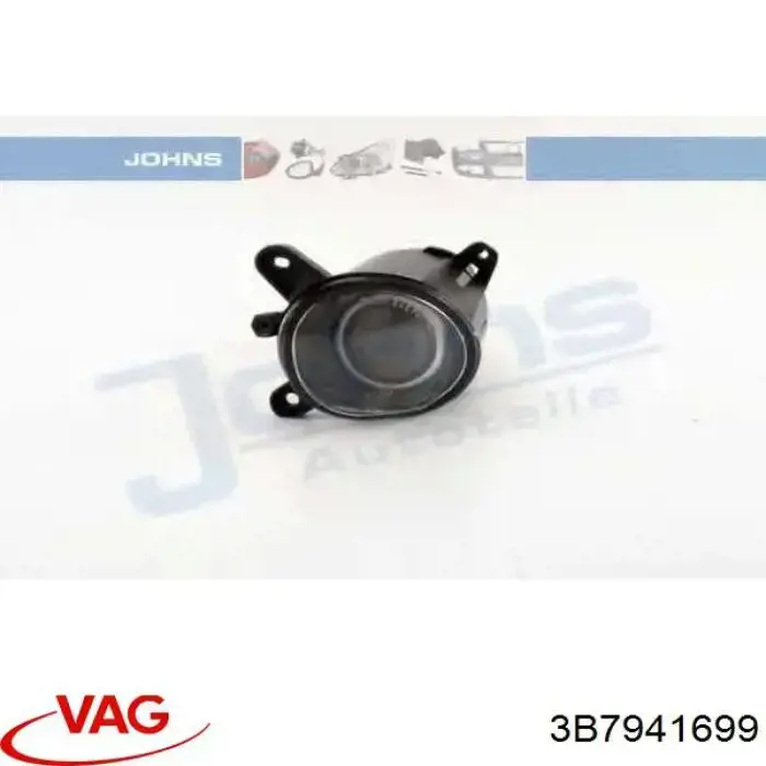 Do koszyka 3B7941699 VAG Lampa przeciwmgielna lewa