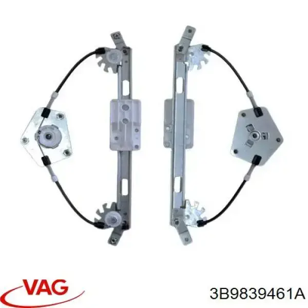 Mechanizm podnoszenia szyby drzwi tylnych lewych VAG 3B9839461A cena, od 67,41 USD