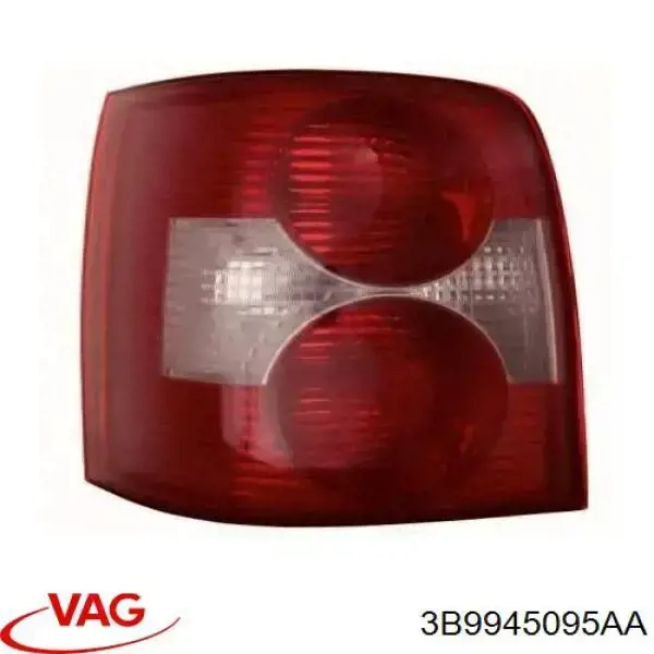Lampa zespolona tylna lewa VAG 3B9945095AA cena, od 88,42 USD