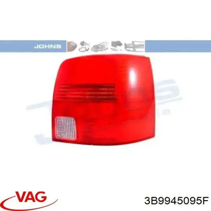 3B9945095F VAG Lampa zespolona tylna lewa