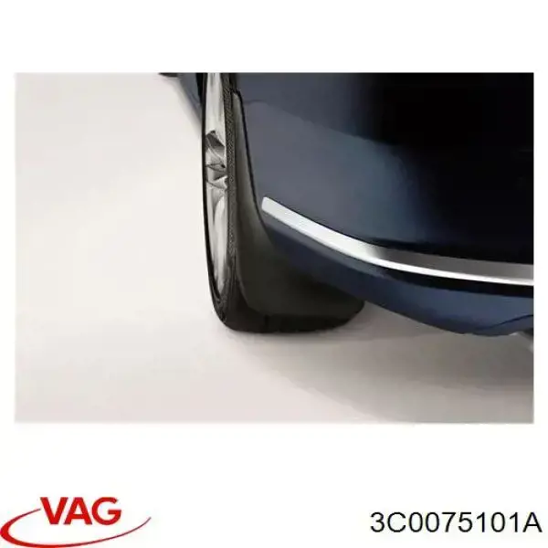 Do koszyka Chlapacze tylne, komplet Volkswagen Passat B7 362