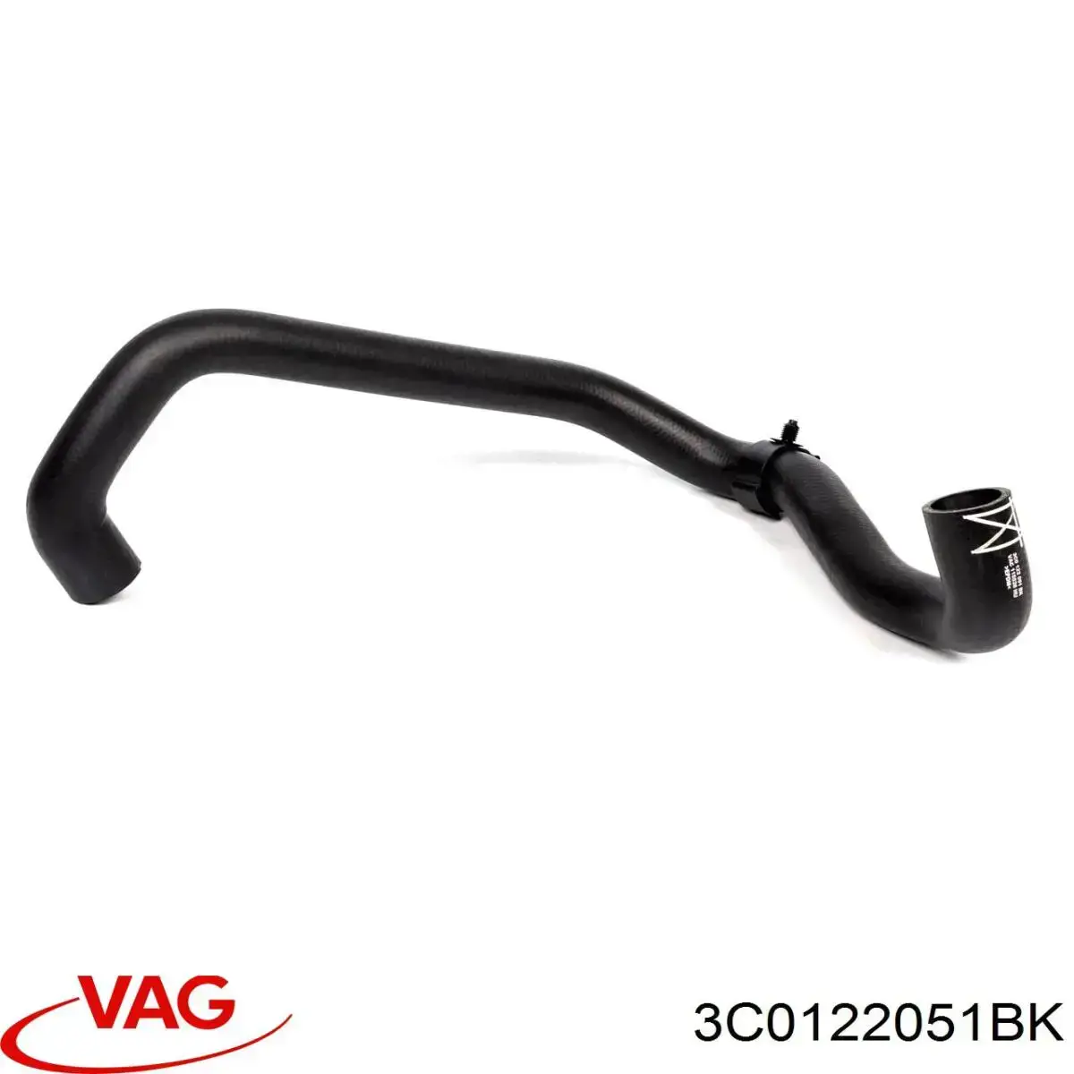 Przewód (króciec) chłodnicy dolny VAG 3C0122051BK cena, od 25,61 USD