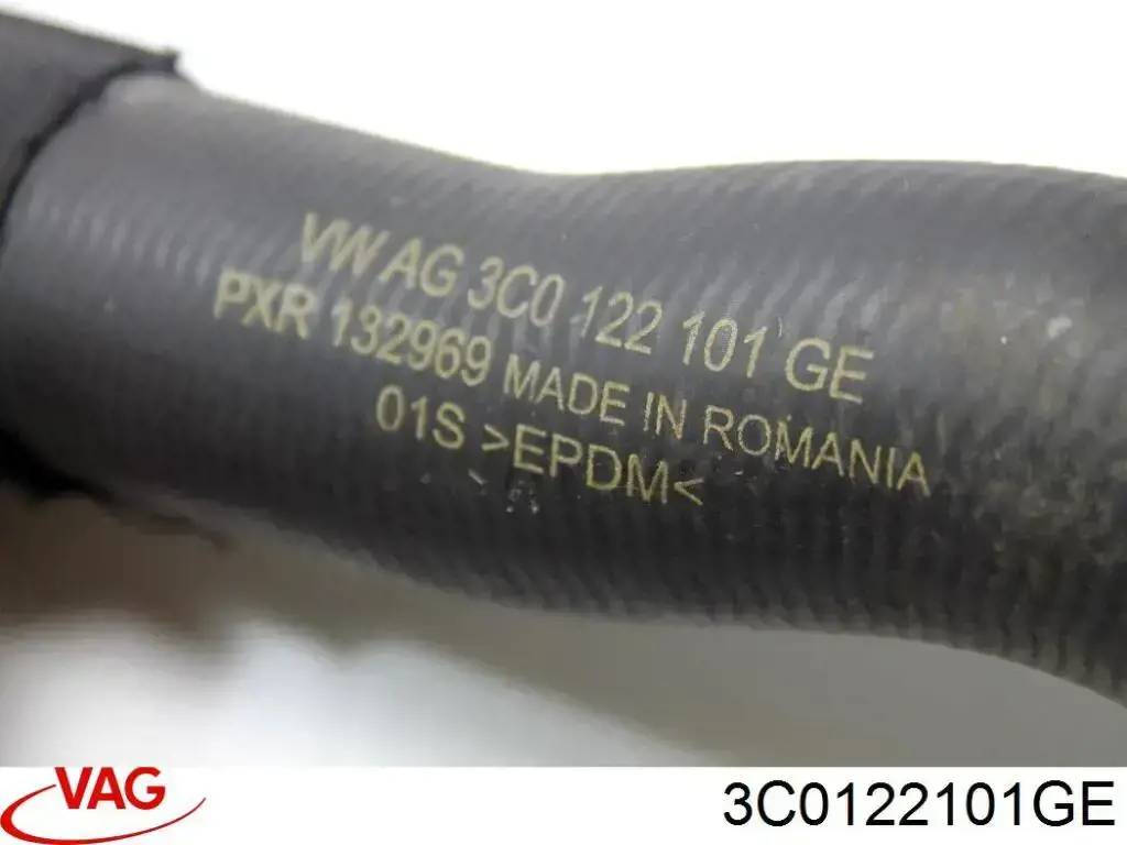 Przewód (króciec) chłodnicy górny VAG 3C0122101GE cena, od 91,80 USD