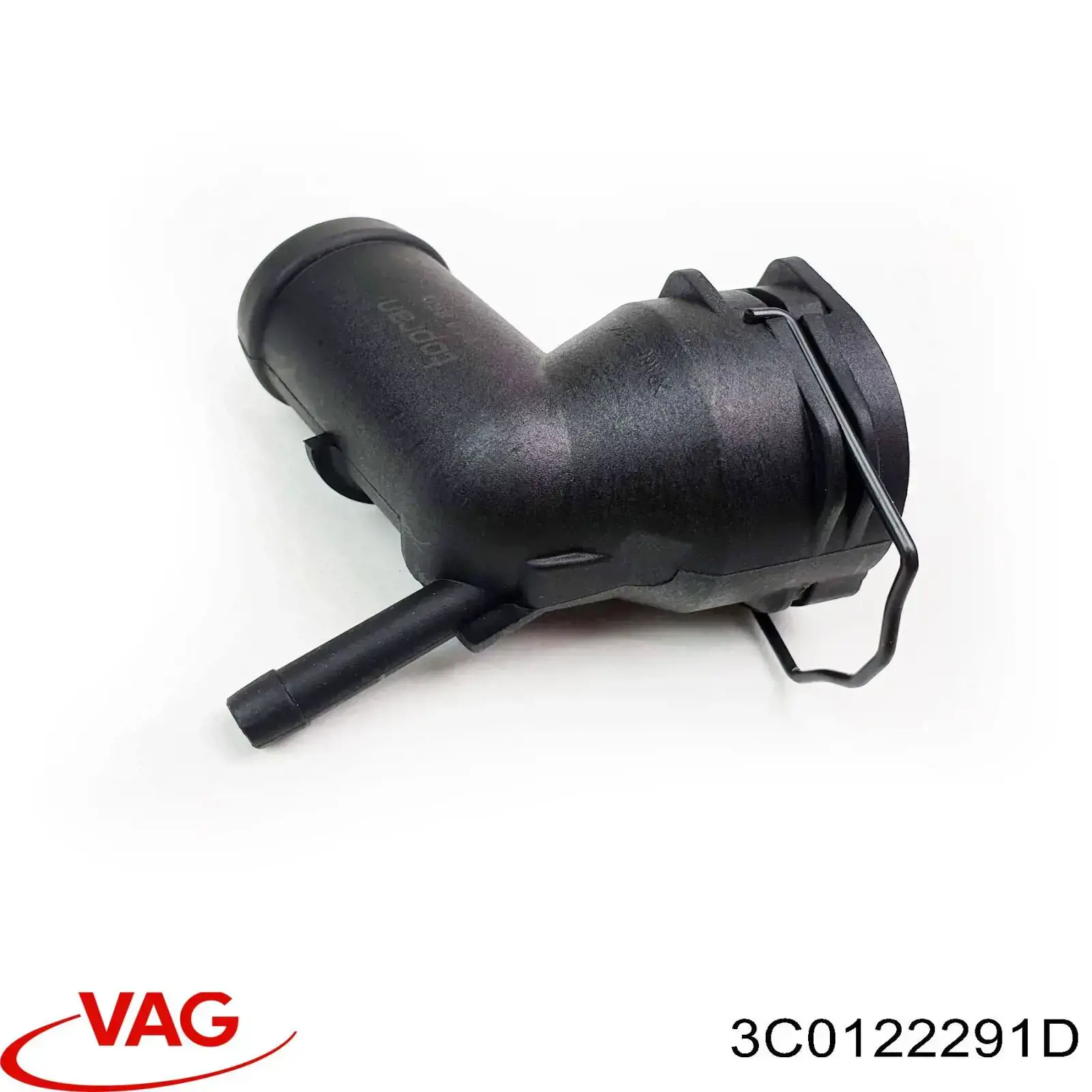 Kołnierz przewodu płynu chłodzącego (wg kodów 6Q0122291F i 1J0121619A VAG) VAG 3C0122291D cena, od 7,71 USD