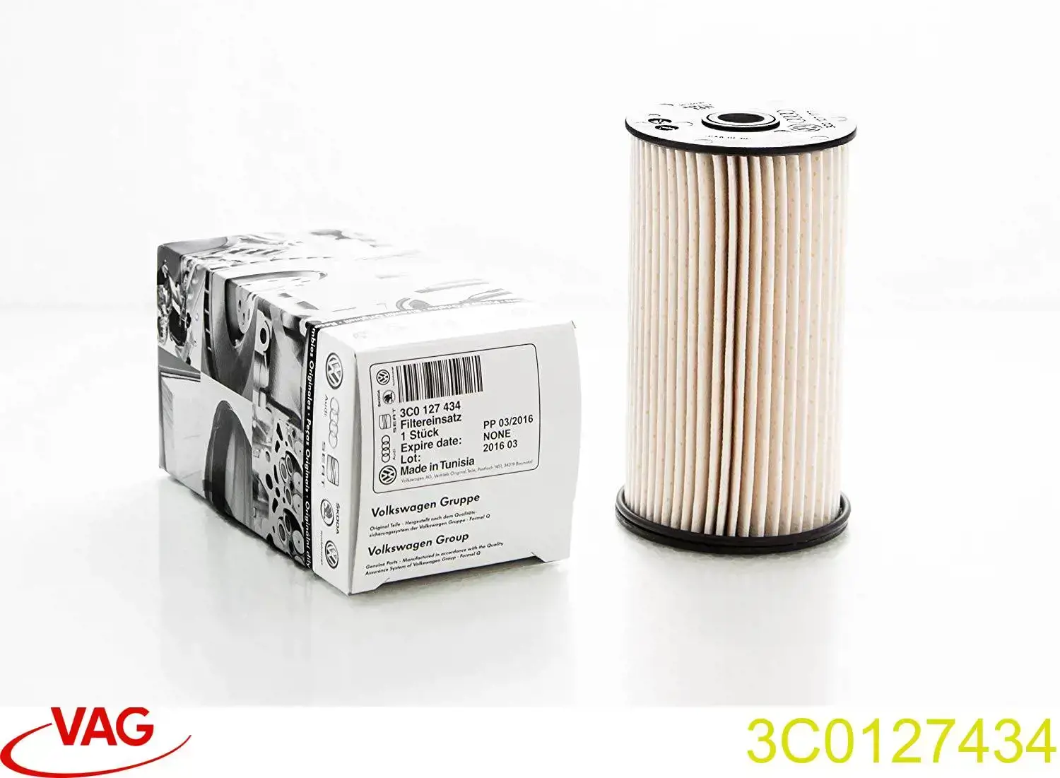 3C0127434 VAG Filtr paliwa