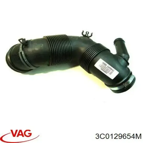 Króciec powietrza, wylot filtra powietrznego VAG 3C0129654M cena, od 44,69 USD