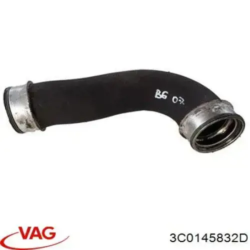 Przewód (króciec) intercoolera VAG 3C0145832D cena, od 35,03 USD