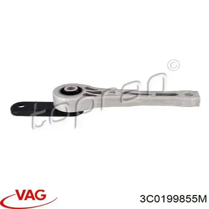 Poduszka (podpora) silnika tylna VAG 3C0199855M cena, od 71,84 USD