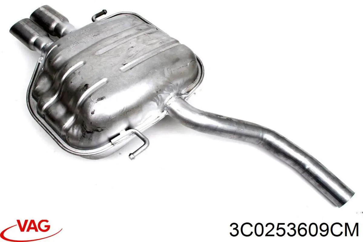 Tłumik, tylna część VAG 3C0253609CM cena, od 78,49 USD