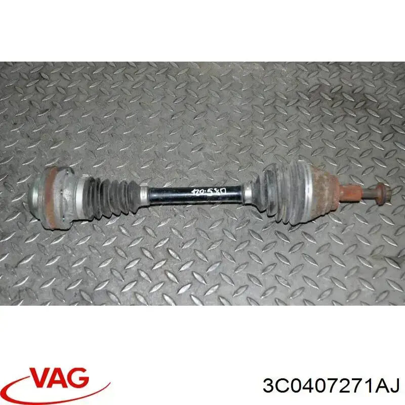 Półoś napędowa przednia lewa VAG 3C0407271AJ cena, od 81,72 USD