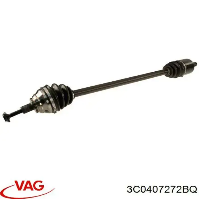 Do koszyka 3C0407272BQ VAG Półoś napędowa przednia prawa