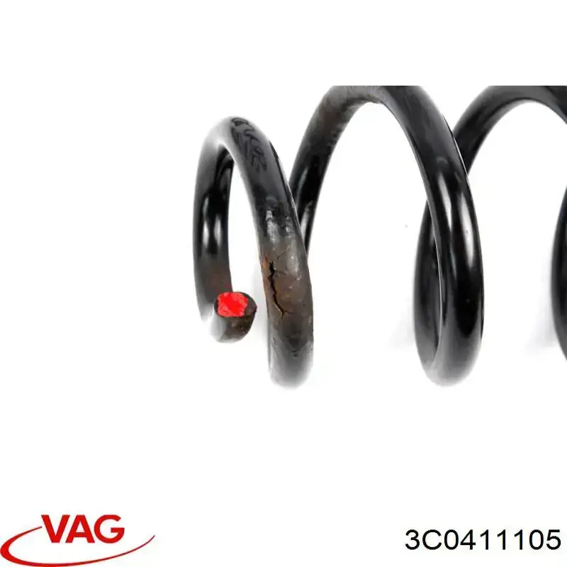 Sprężyna przednia VAG 3C0411105 cena, od 34,71 USD