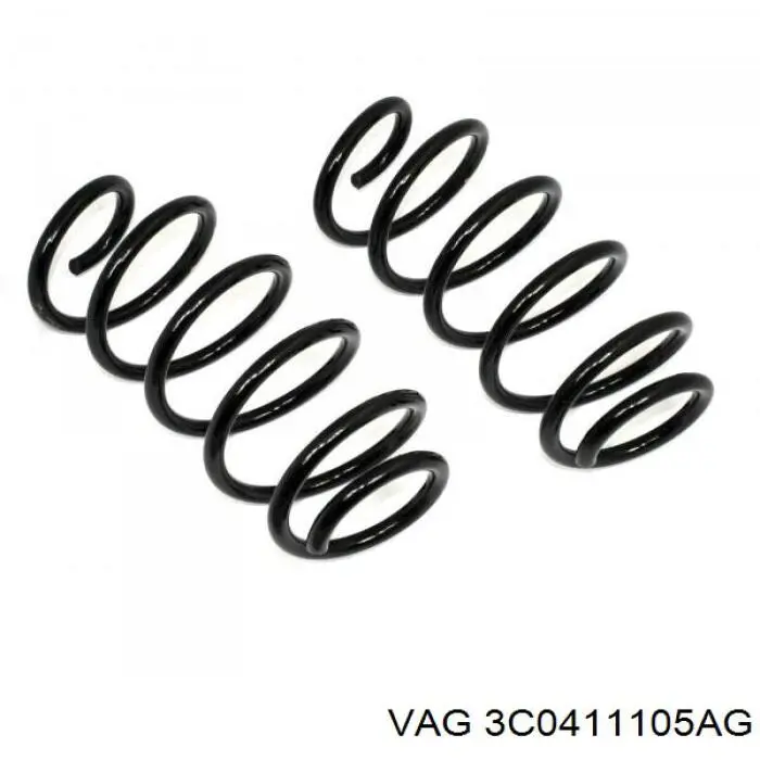 Sprężyna przednia VAG 3C0411105AG cena, od 44,54 USD