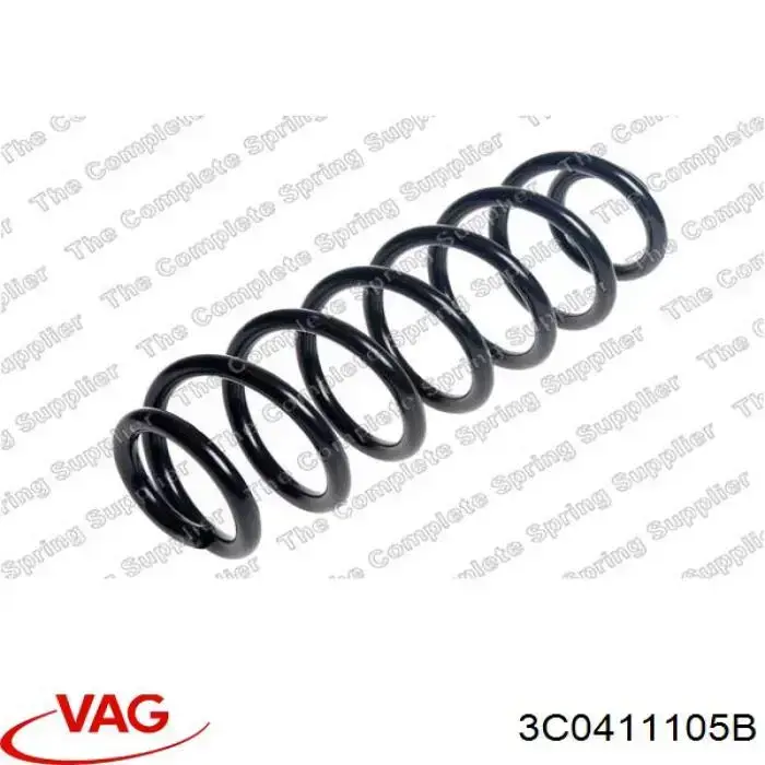 Sprężyna przednia 3C0411105B VAG