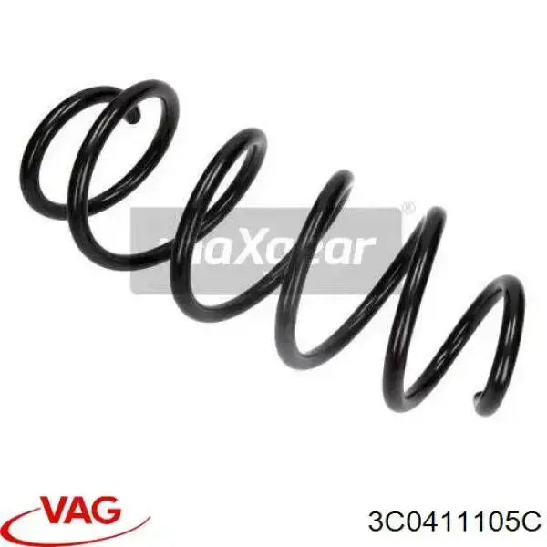 Sprężyna przednia VAG 3C0411105C cena, od 26,25 USD