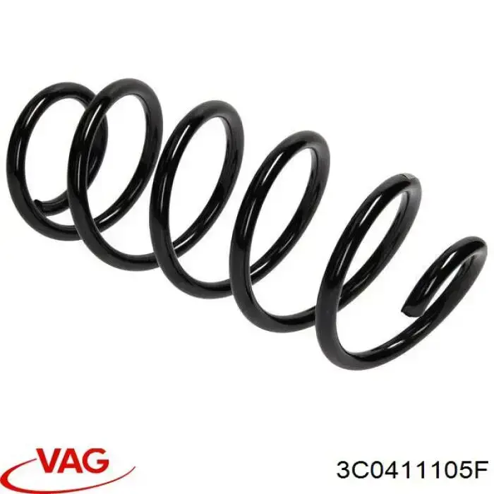 Sprężyna przednia VAG 3C0411105F cena, od 224,44 USD
