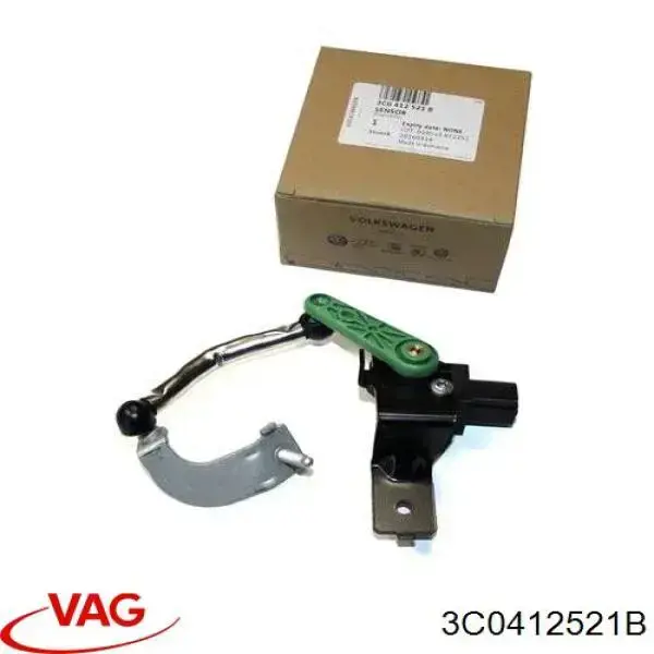 Czujnik poziomowania karoserii przedni lewy VAG 3C0412521B cena, od 49,45 USD