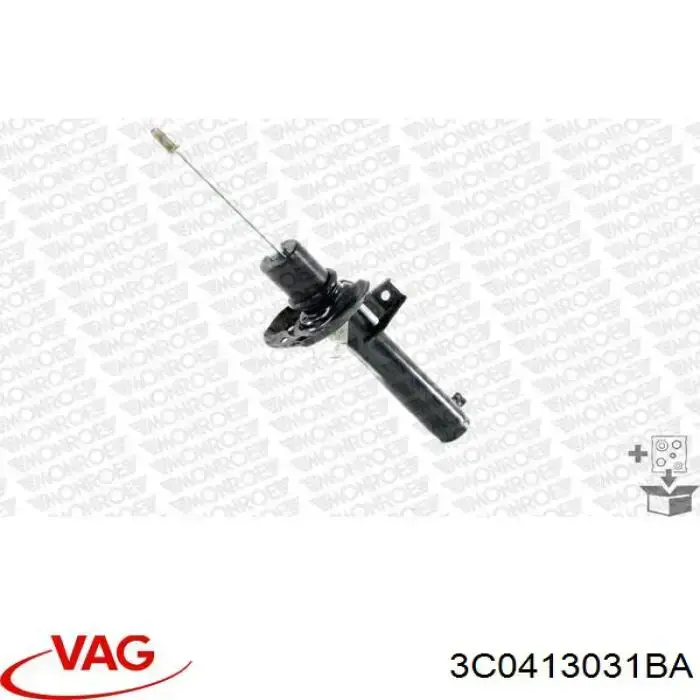 Do koszyka 3C0413031BA VAG Amortyzator przedni