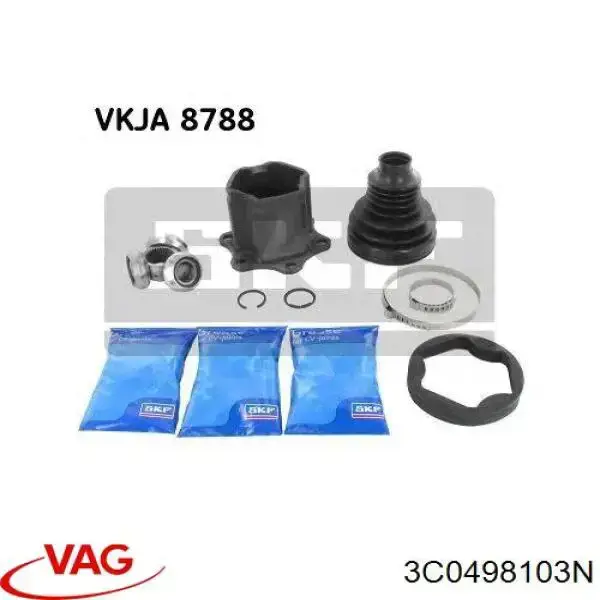 Przegub homokinetyczny przedni wewnętrzny VAG 3C0498103N cena, od 49,07 USD