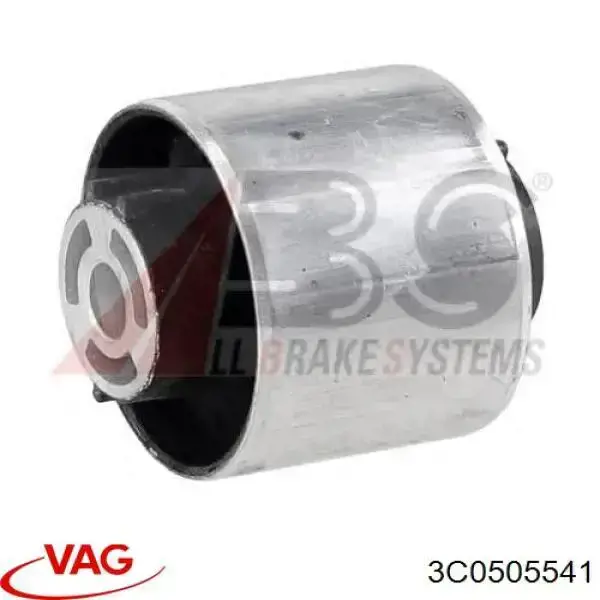 Do koszyka 3C0505541 VAG Silentblock tylnego wahacza podłużnego przedni