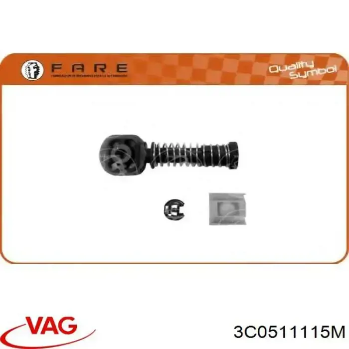Sprężyna tylna VAG 3C0511115M cena, od 36,30 USD