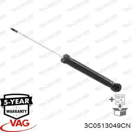Amortyzator tylny VAG 3C0513049CN