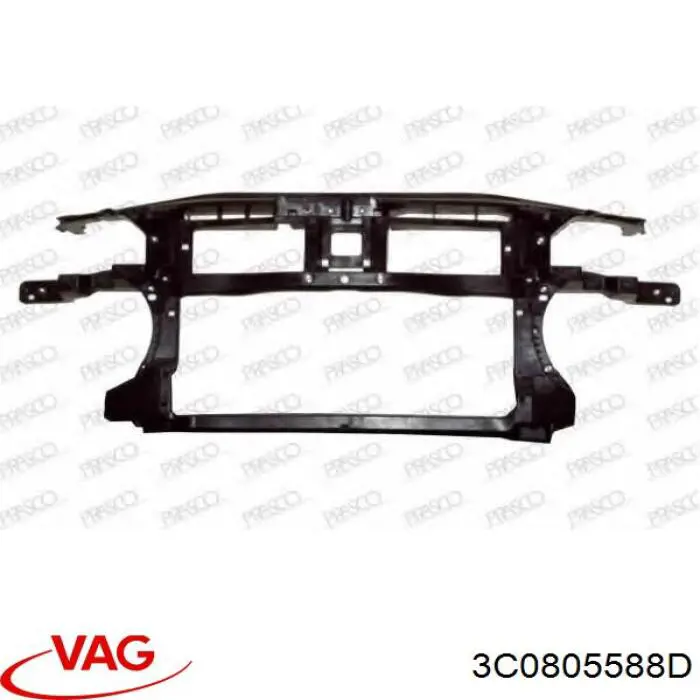 Osłona chłodnicy kompletna (panel mocowania reflektorów) VAG 3C0805588D cena, od 95,61 USD