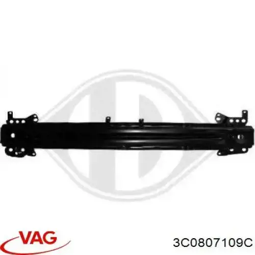 3C0807109C VAG Wzmocnienie zderzaka przedniego