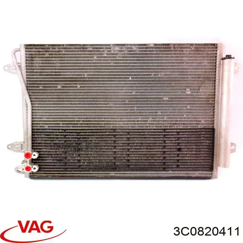 Chłodnica klimatyzacji VAG 3C0820411 cena, od 98,67 USD