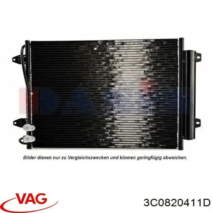 3C0820411D VAG Chłodnica klimatyzacji