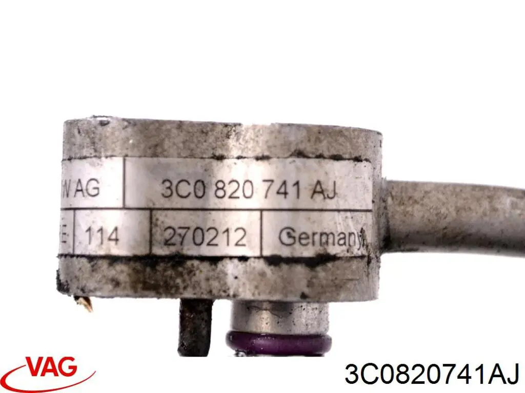 Do koszyka 3C0820741AJ VAG Przewód klimatyzacji, od osuszacza do parownika