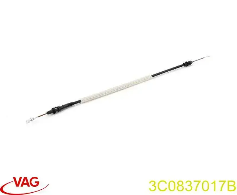 Linka (cięgno) otwierania zamka drzwi tylnych VAG 3C0837017B cena, od 17,09 USD