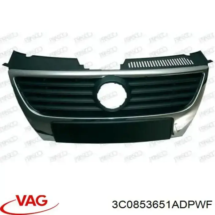 Atrapa chłodnicy VAG 3C0853651ADPWF cena, od 96,36 USD