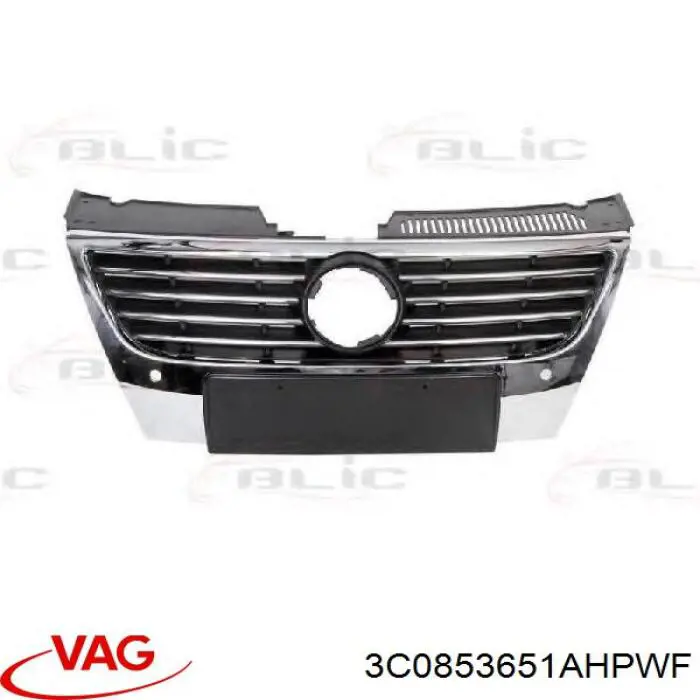 Atrapa chłodnicy VAG 3C0853651AHPWF cena, od 86,06 USD