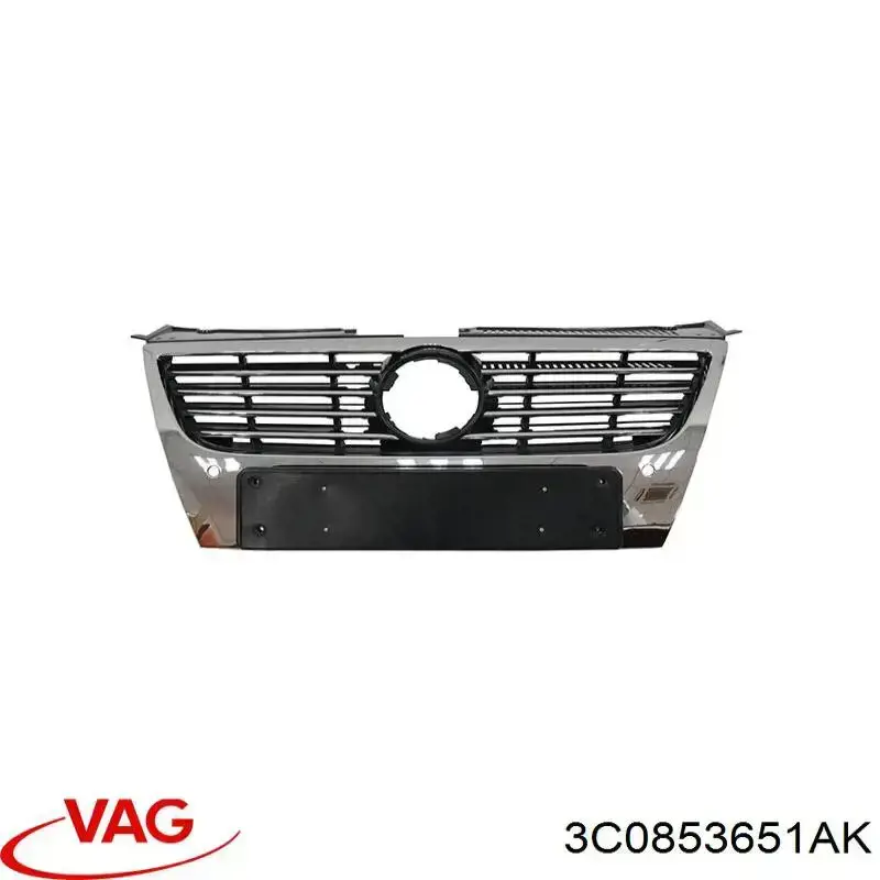Atrapa chłodnicy VAG 3C0853651AK cena, od 41,12 USD