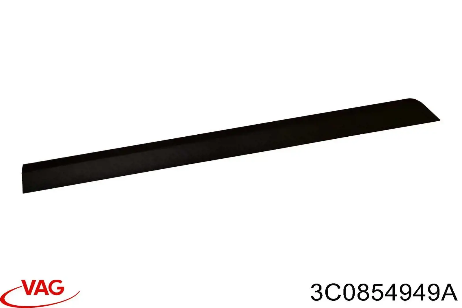 3C0854949A VAG Nakładka na drzwi tylne lewe
