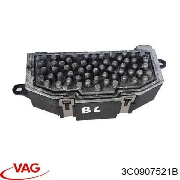 Do koszyka 3C0907521B VAG Rezystor wentylatora nagrzewnicy (ogrzewacza kabiny)