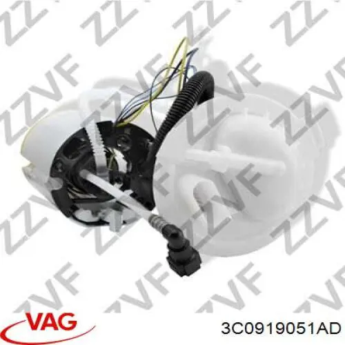 Moduł pompy paliwowej z czujnikiem poziomu paliwa VAG 3C0919051AD cena, od 127,08 USD